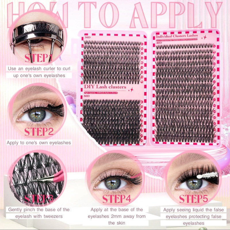40D Natural False Eyelashes
