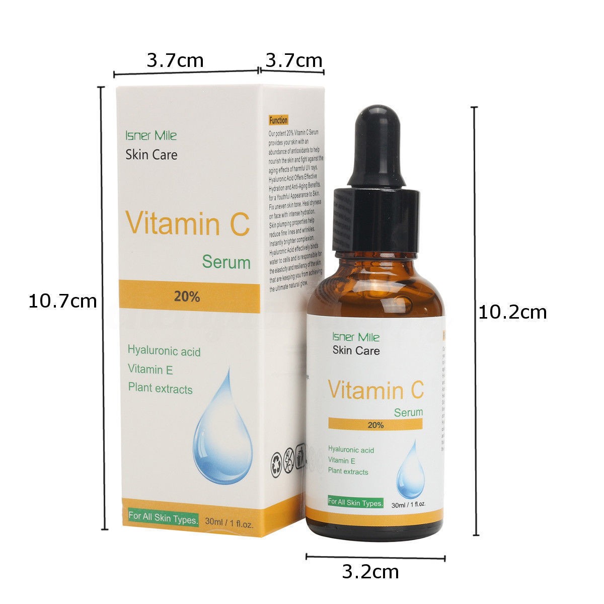 Isner Mile Vitamin C Serum Hydrate, Brighten, and Protect Your Skin