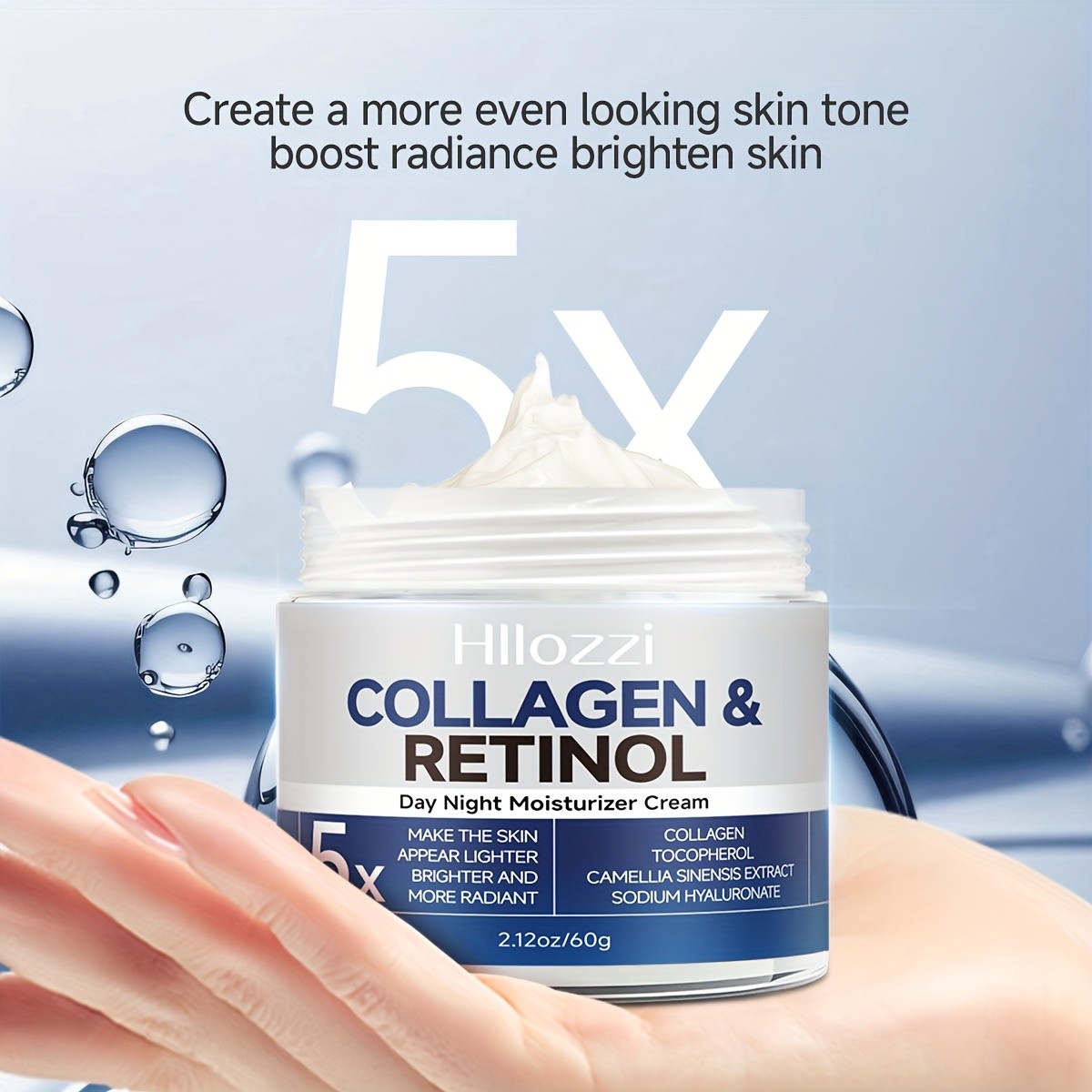 Collagen & Retinol Day and Night Moisturizing Cream