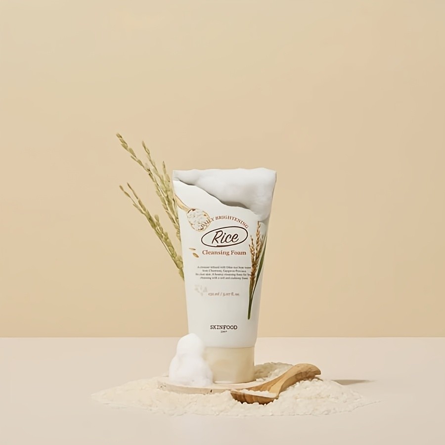 SKINFOOD Rice Brightening Cleansing Foam