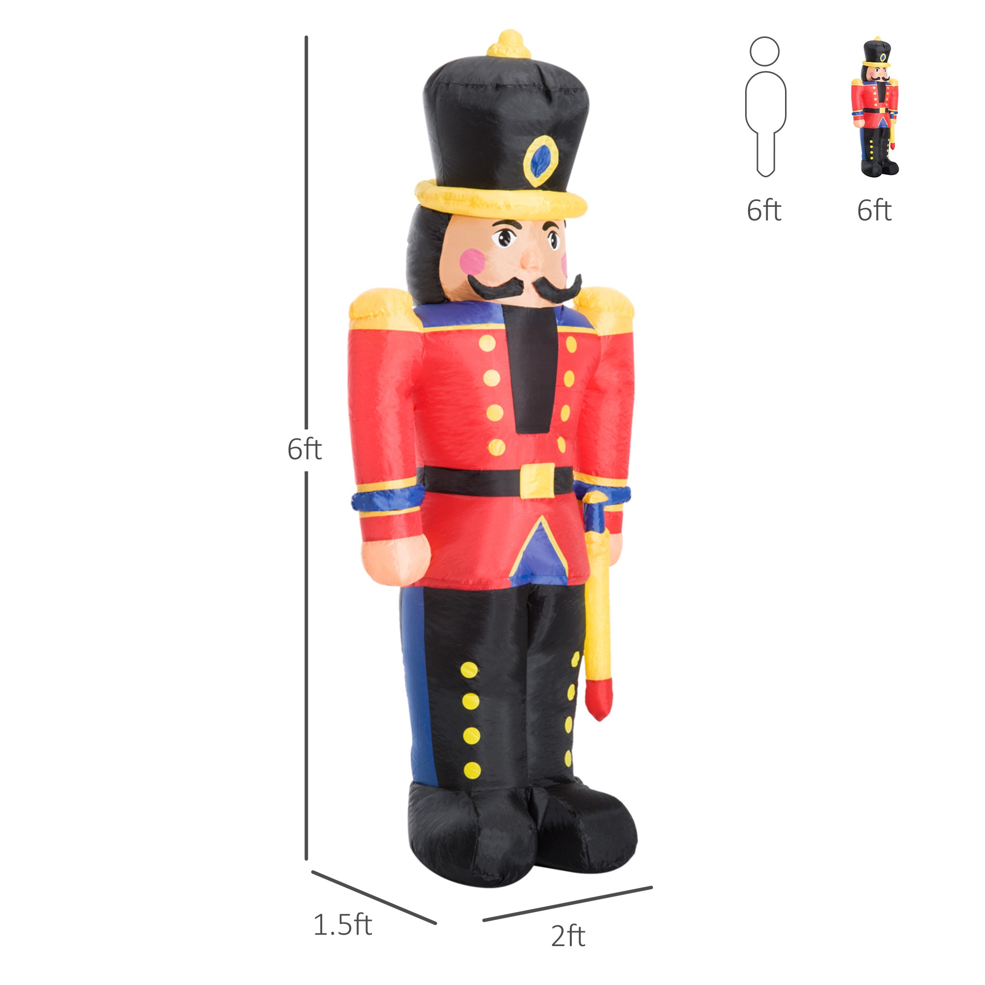 Inflatable Nutcracker