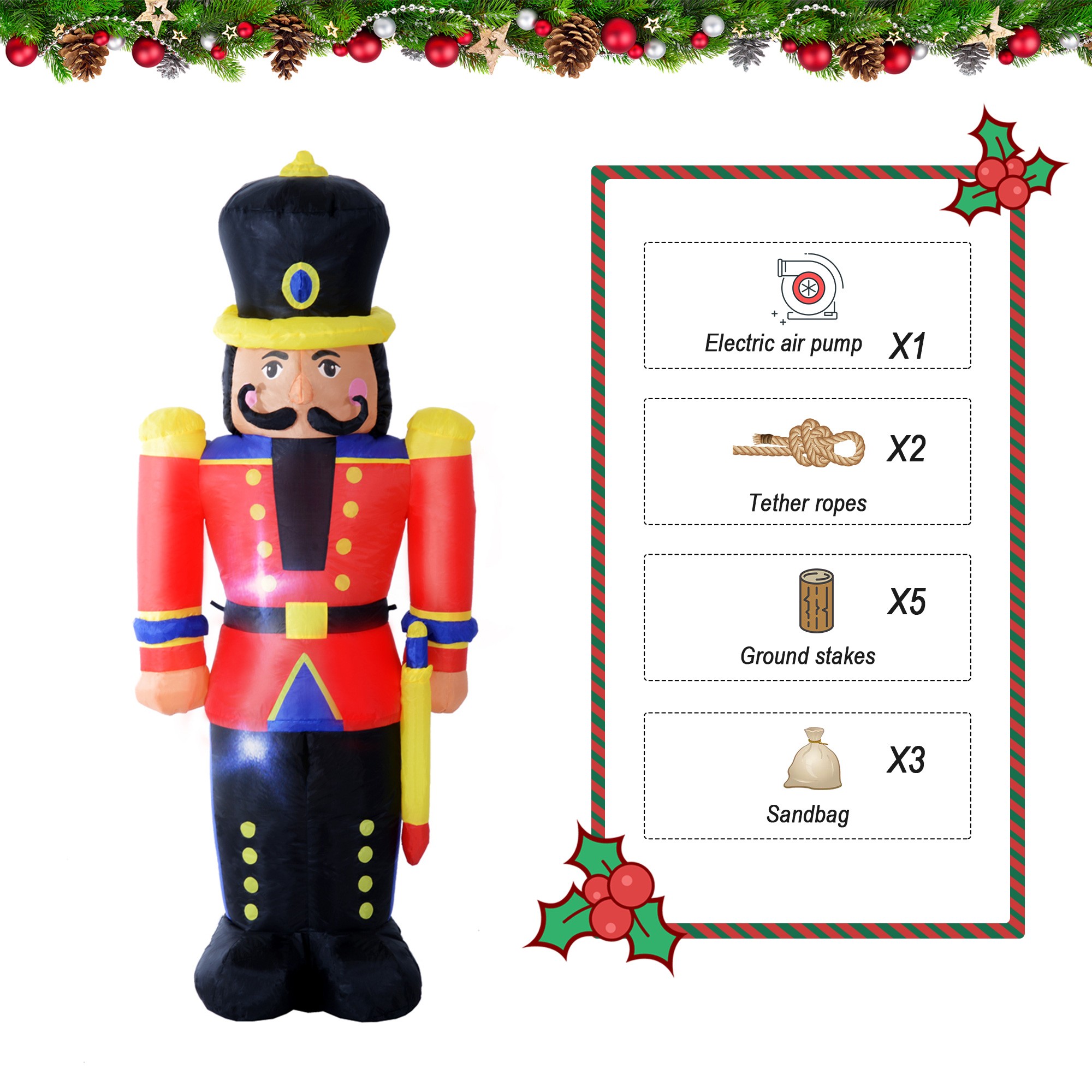 Inflatable Nutcracker