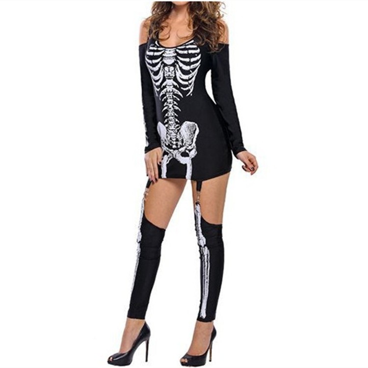 Skeleton Sexy Valentine Costume