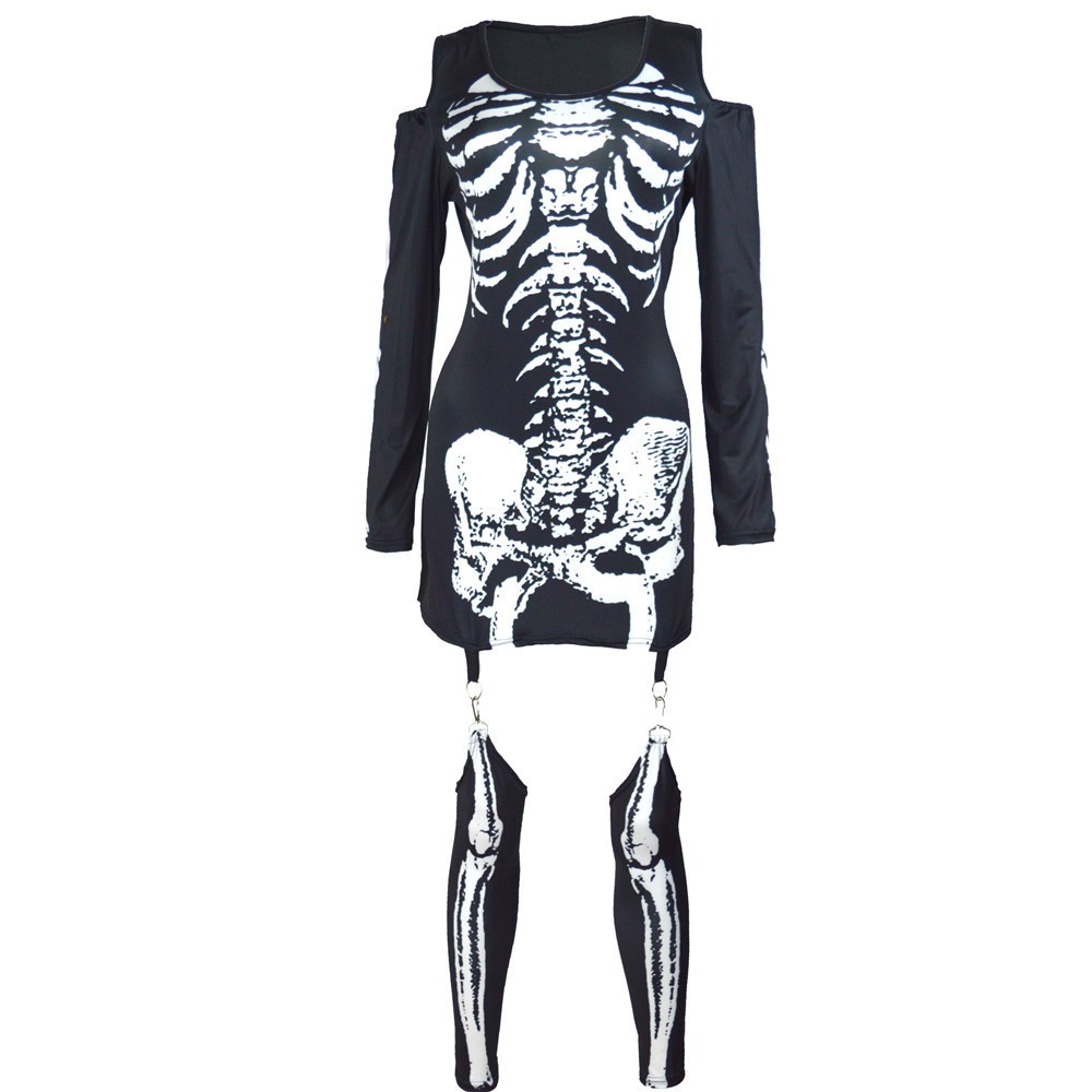 Skeleton Sexy Valentine Costume