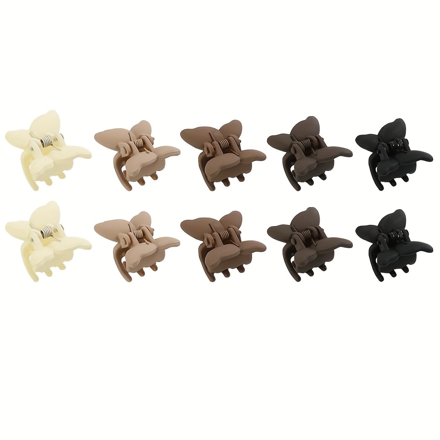 10pcs Elegant Butterfly Hair Clips Set