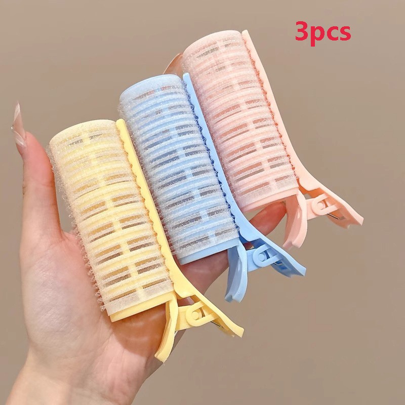 Aylhfo 3pcs Heatless Hair Curler Set with Self-Adhesive Hooks