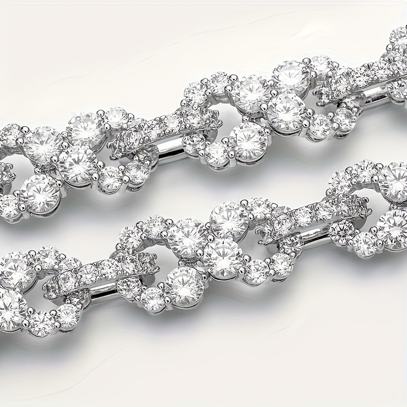 ICED CHICS Infinity 8 Shape Hip Hop Rapper Necklace