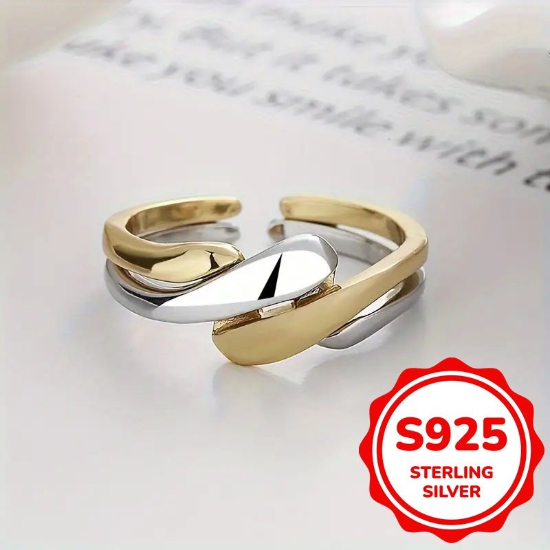 RYYM Set of 2 Open Twisted Rings