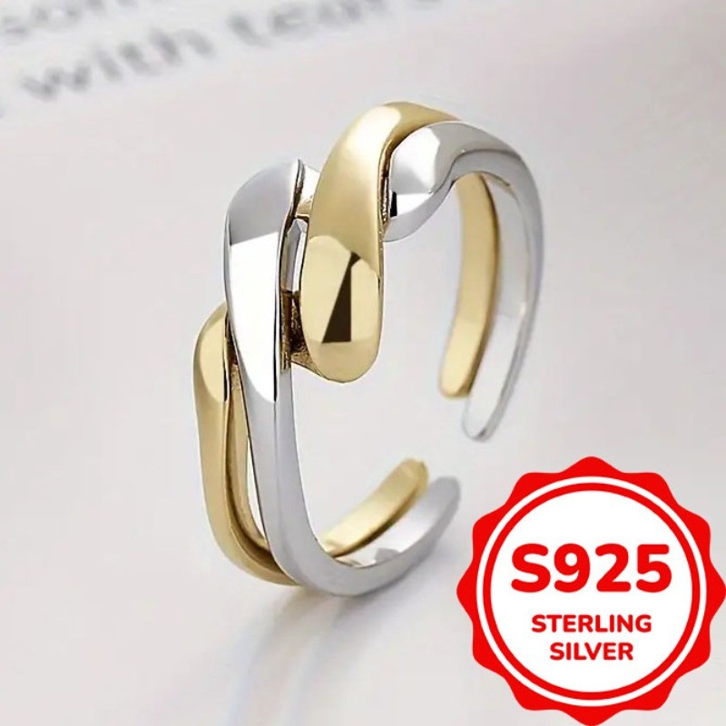 RYYM Set of 2 Open Twisted Rings