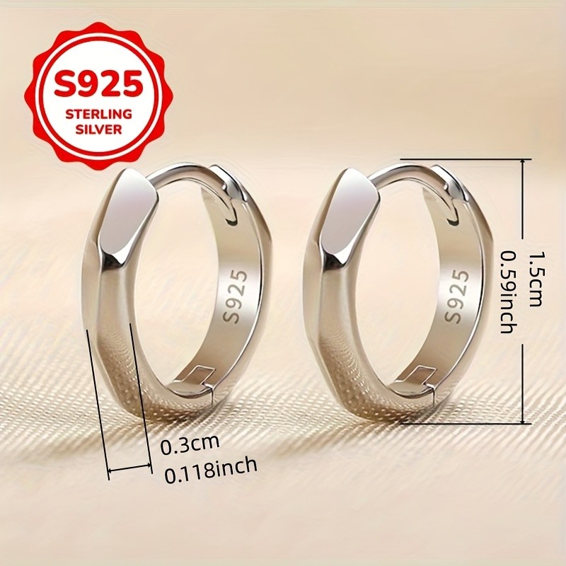 RYYM Stylish Circular Earrings for Women and Men