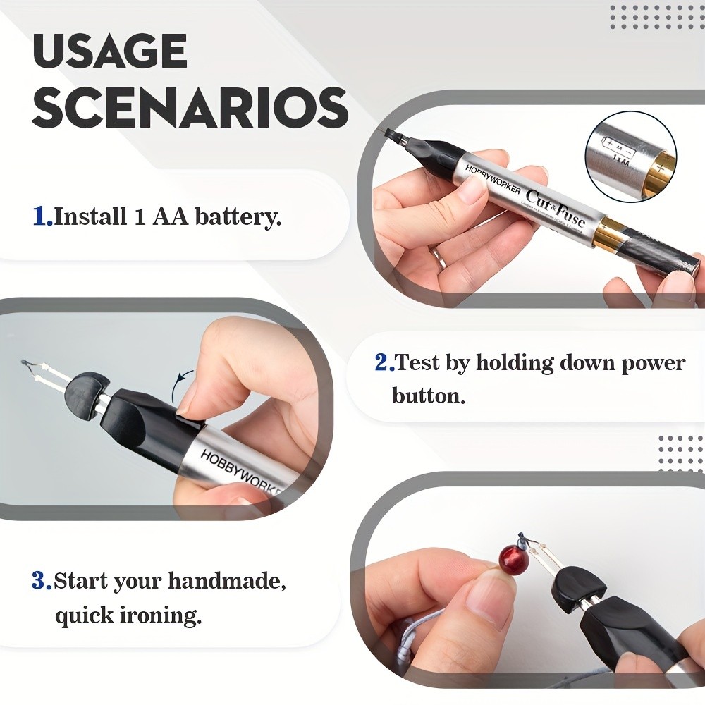 The Hot Line Pen Effortlessly Trim, Burn, and Melt Threads with Precision