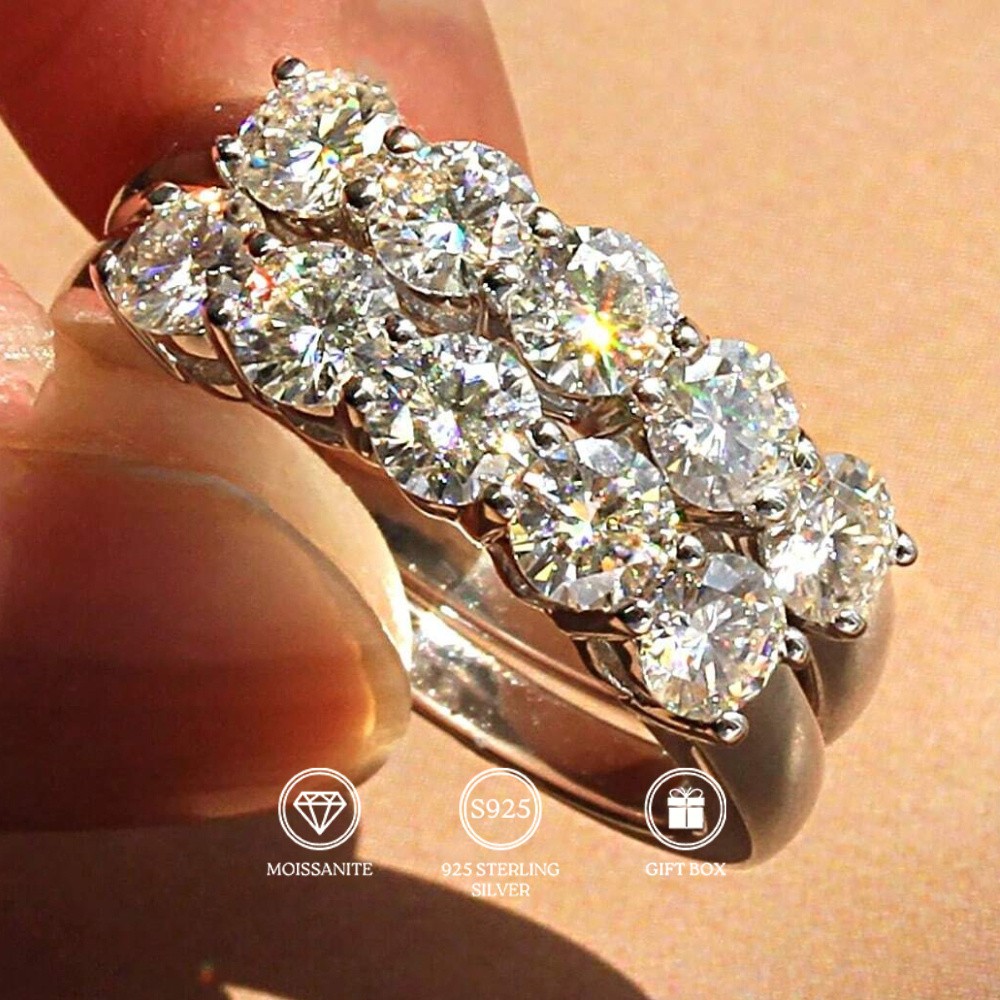 Spark Grow Moissanite 1pc S925 Ring