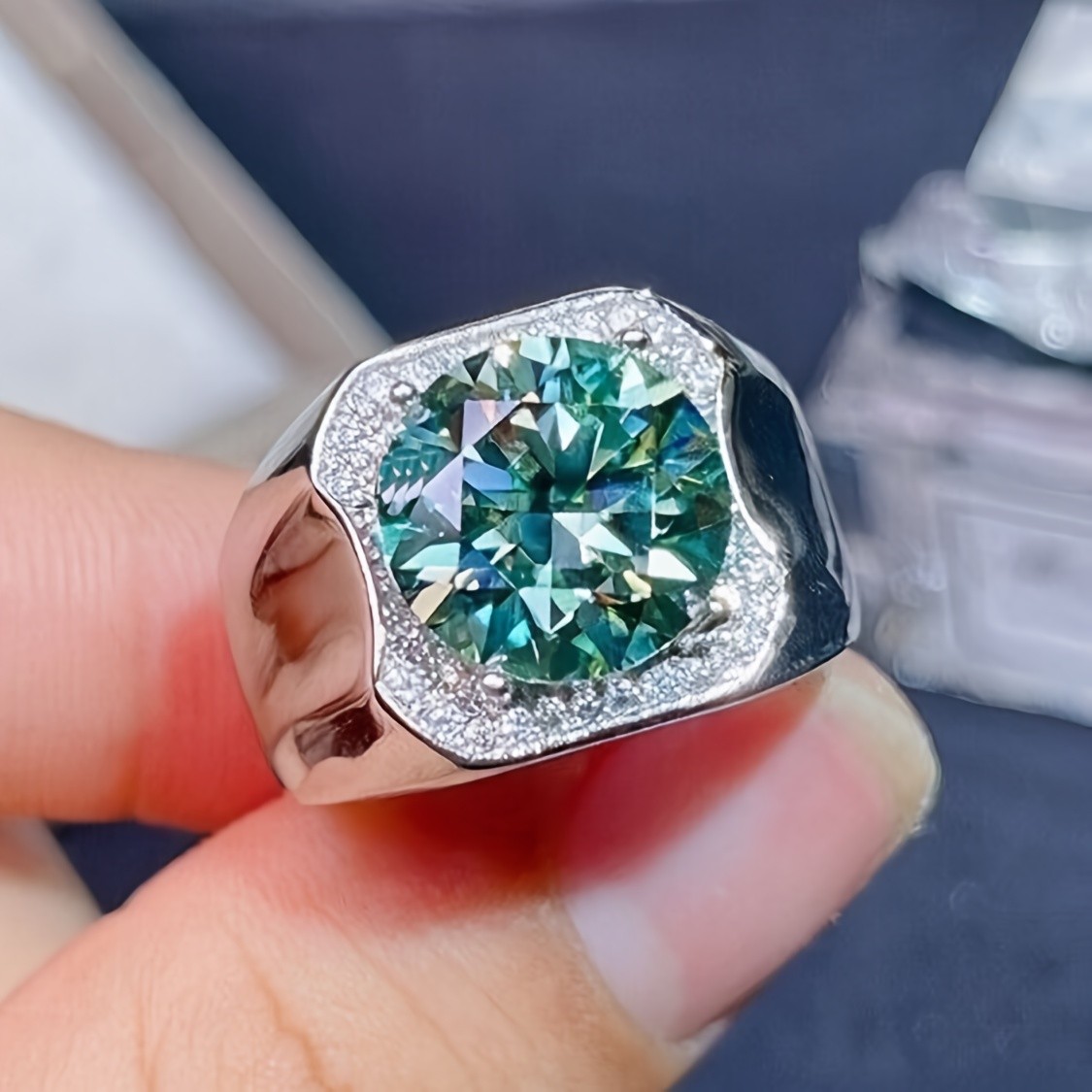 VOPU 5 Carat Moissanite Ring