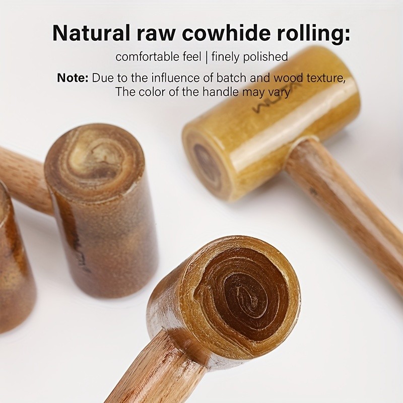 WUTA 100% Rawhide Hammer Set