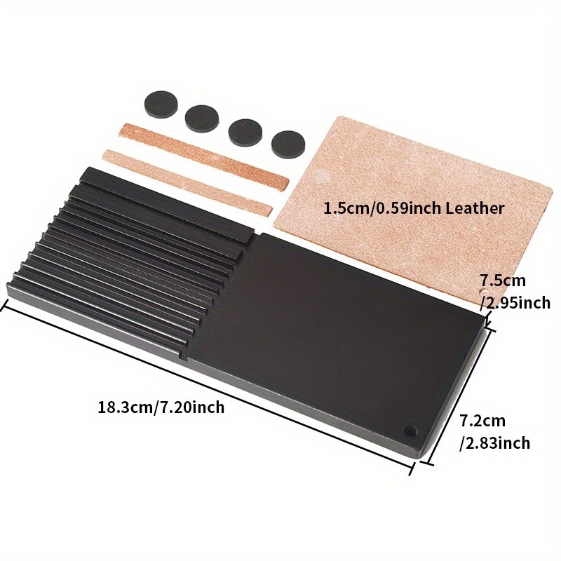 WUTA Leather Edge Beveler Sharpening Strop Kit