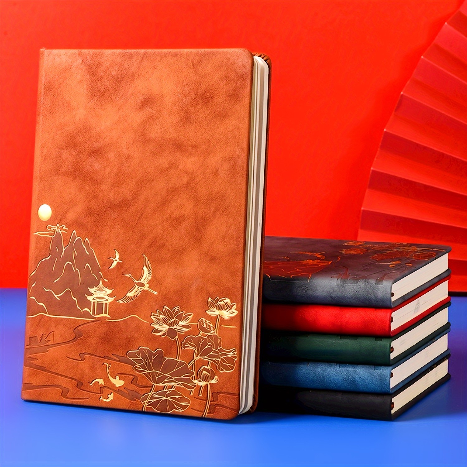 DOMUUH Leather Journal Notebook Set with Pen & Gift Box