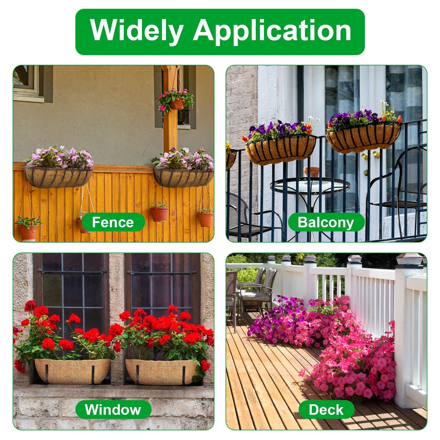 Coco Hanging Basket Liners