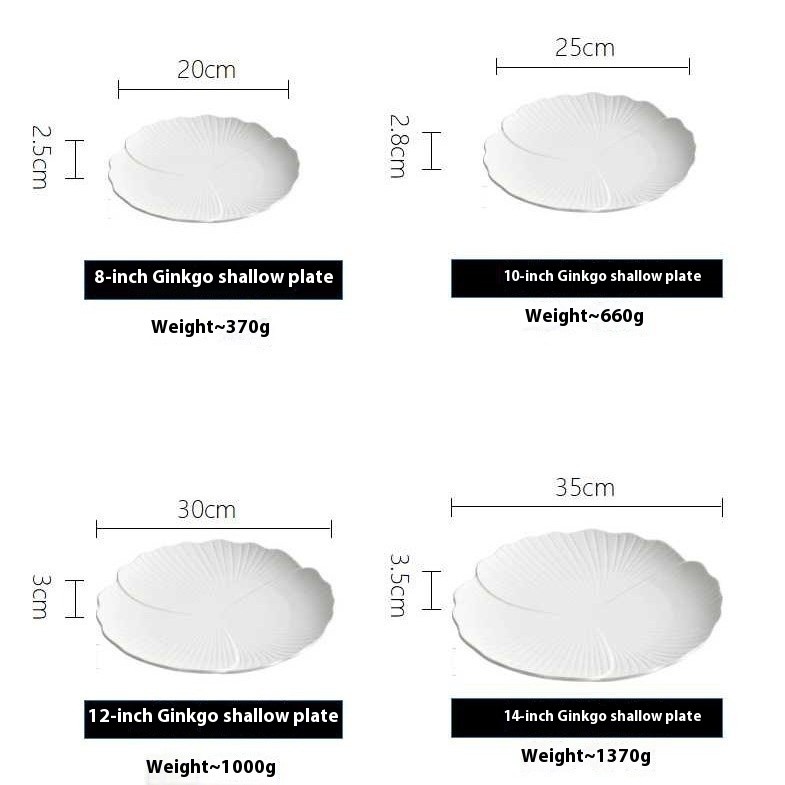 White Porcelain Plates