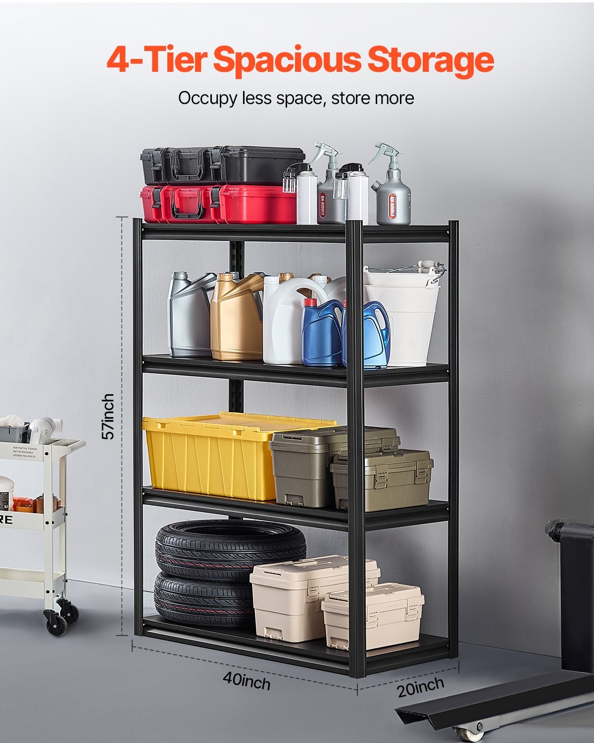 Wide Storage Shelves