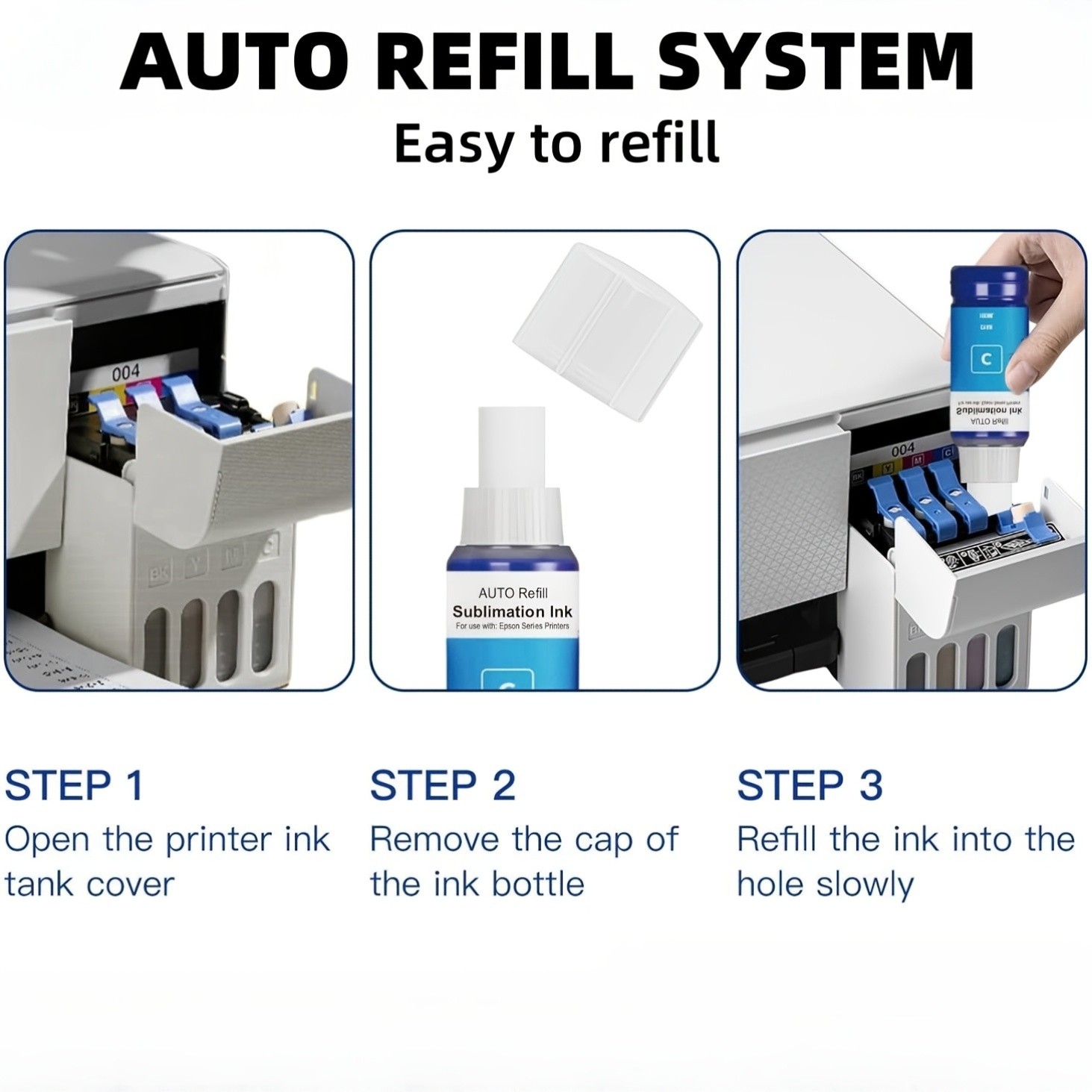 Four-Color Sublimation Ink Set