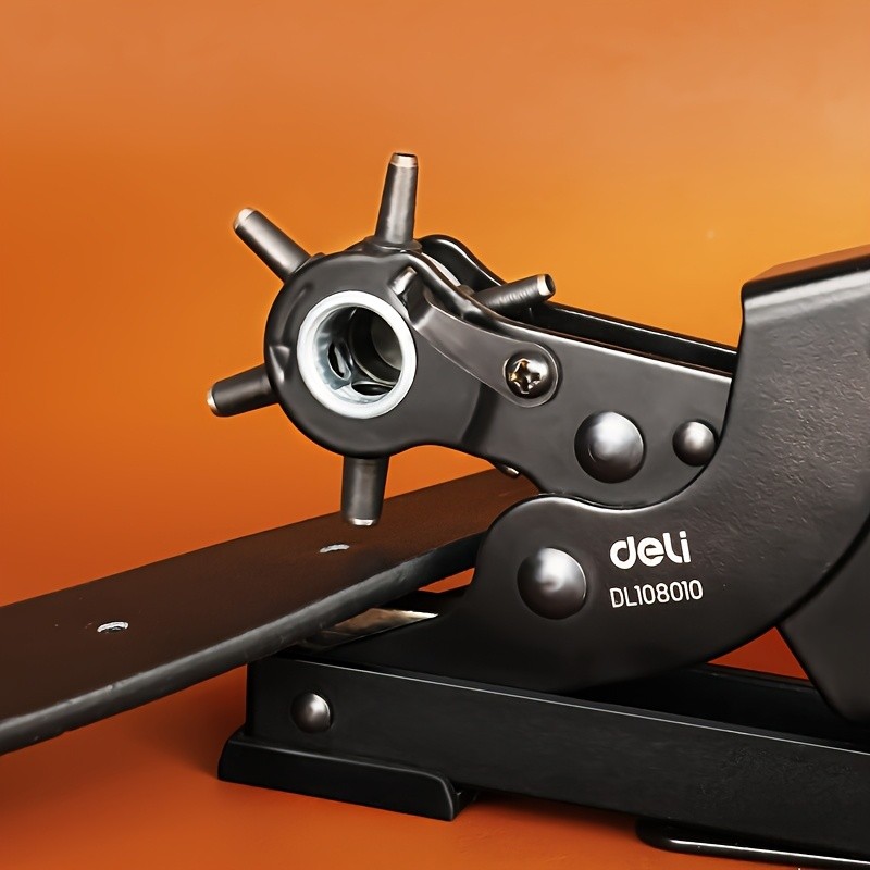 Deli Tools Heavy-Duty Artificial Leather Punching Plier