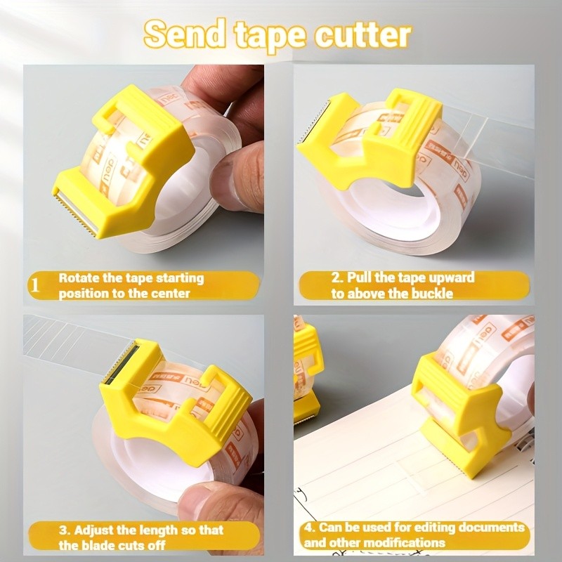36.32 Meter Transparent Tape Dispenser Set
