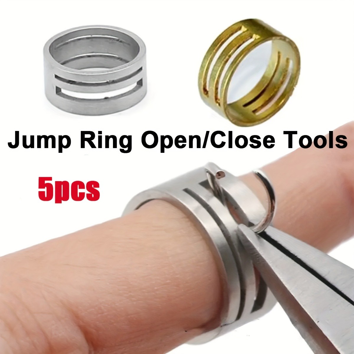 5pcs 201 Stainless Steel Ring Opener