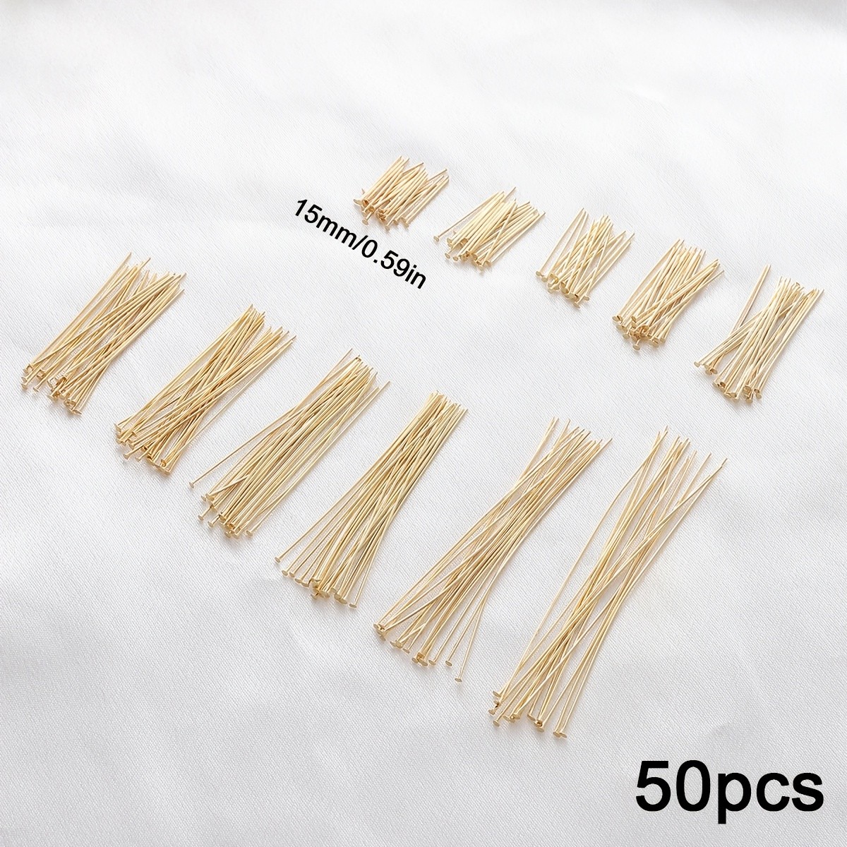 50/100pcs Flat Head T-pins