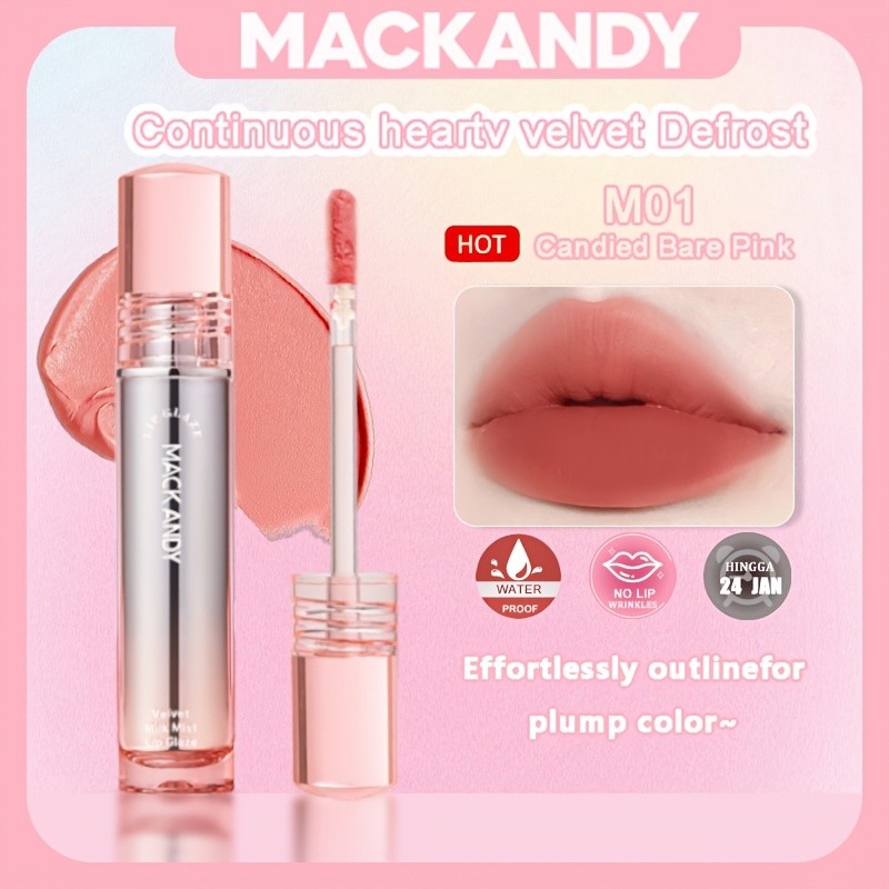 MACK ANDY Velvet Milk Mist Lip Glaze