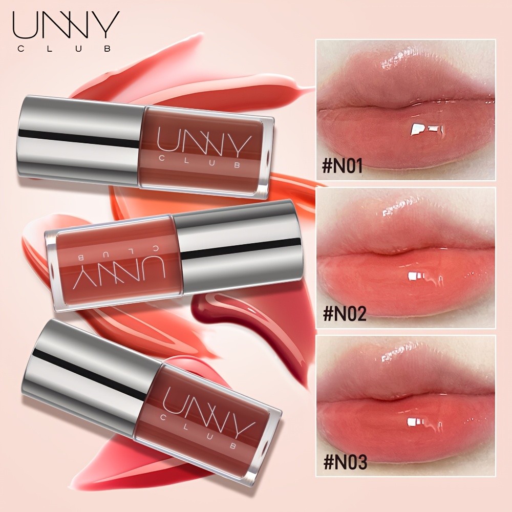 UNNY Club Apricot Color Tinted Lip Gloss