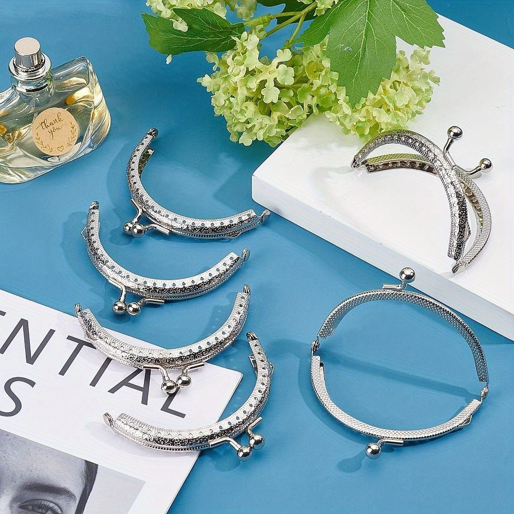 1set 6pcs Iron Purse Handle Frame