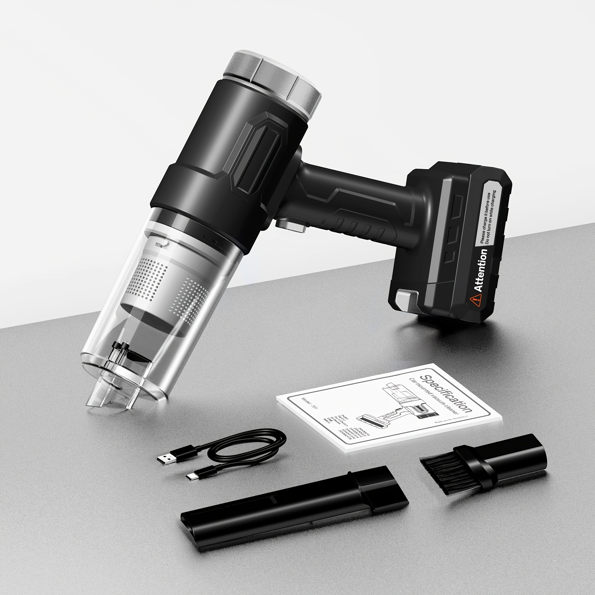 CascadeVac Handheld Wireless Portable Vacuum Cleaner