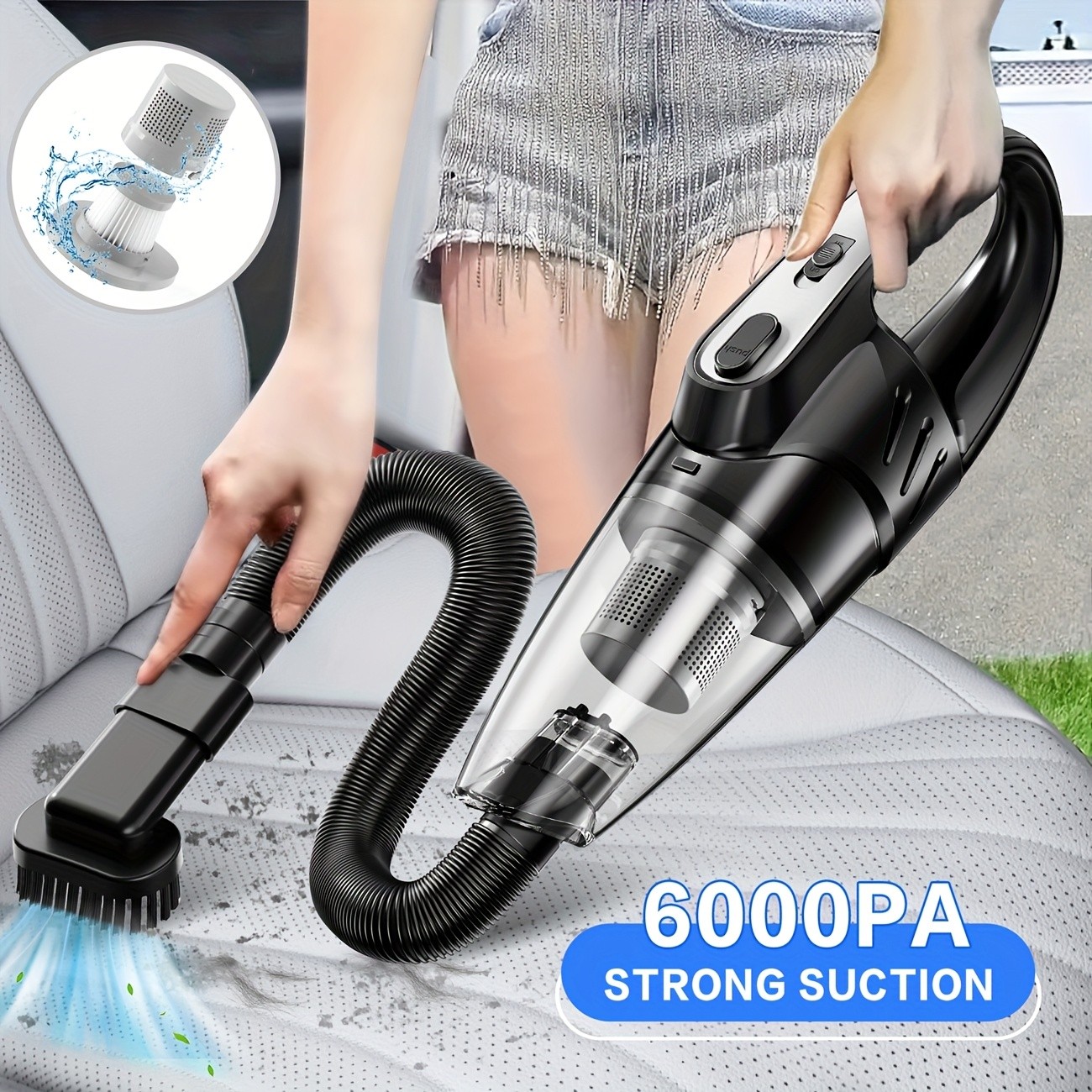 CascadeVac Cordless Handheld Vacuum Cleaner