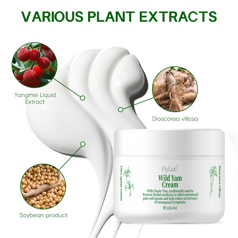 FlyLeaf HOT Sale Wholesale Skin Care Moisturizing Lotion Wild Yam Cream For Face And Body