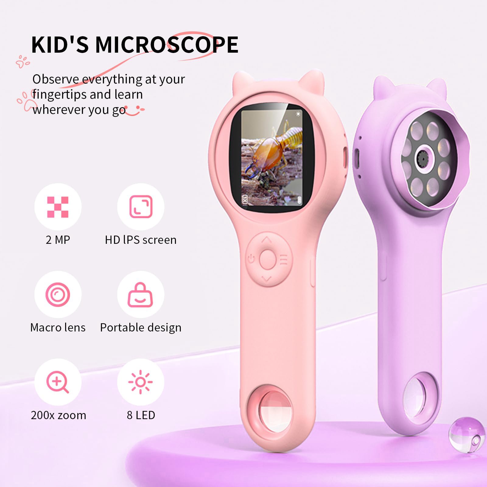 RIVGOT Kids Microscope