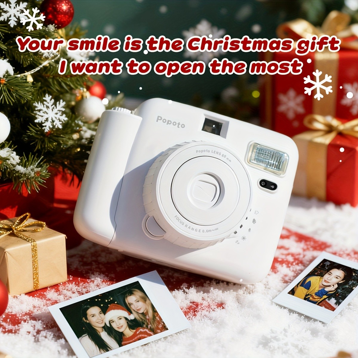 Popoto Instant Camera for Mini 11/12 Films