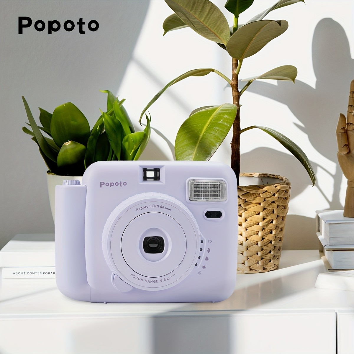 Popoto Purple Instant Camera for Mini 11/12 Films