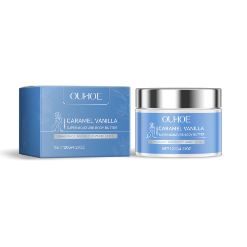 OUHOE Caramel Vanilla Moisturizing Body Lotion Gently Nourishes, Hydrates, Brighens And Moisturizes Tender Skin