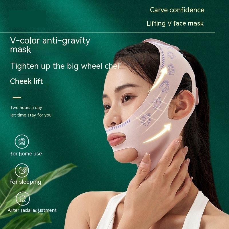 Carve Confidence Day And Night Available Fast V Face Lifting Thin Masseter Skin Tightening Bandage Mask