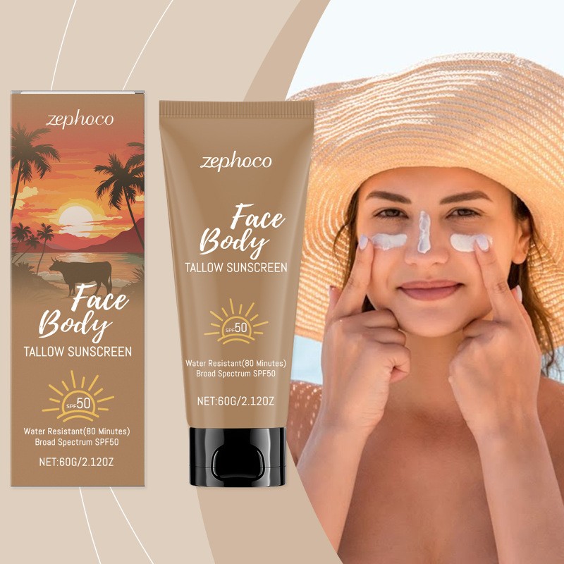 Zephoco Refreshing Texture Not Oily Moisturizing And Caring Skin Isolation UV Protection Butter Protective Cream