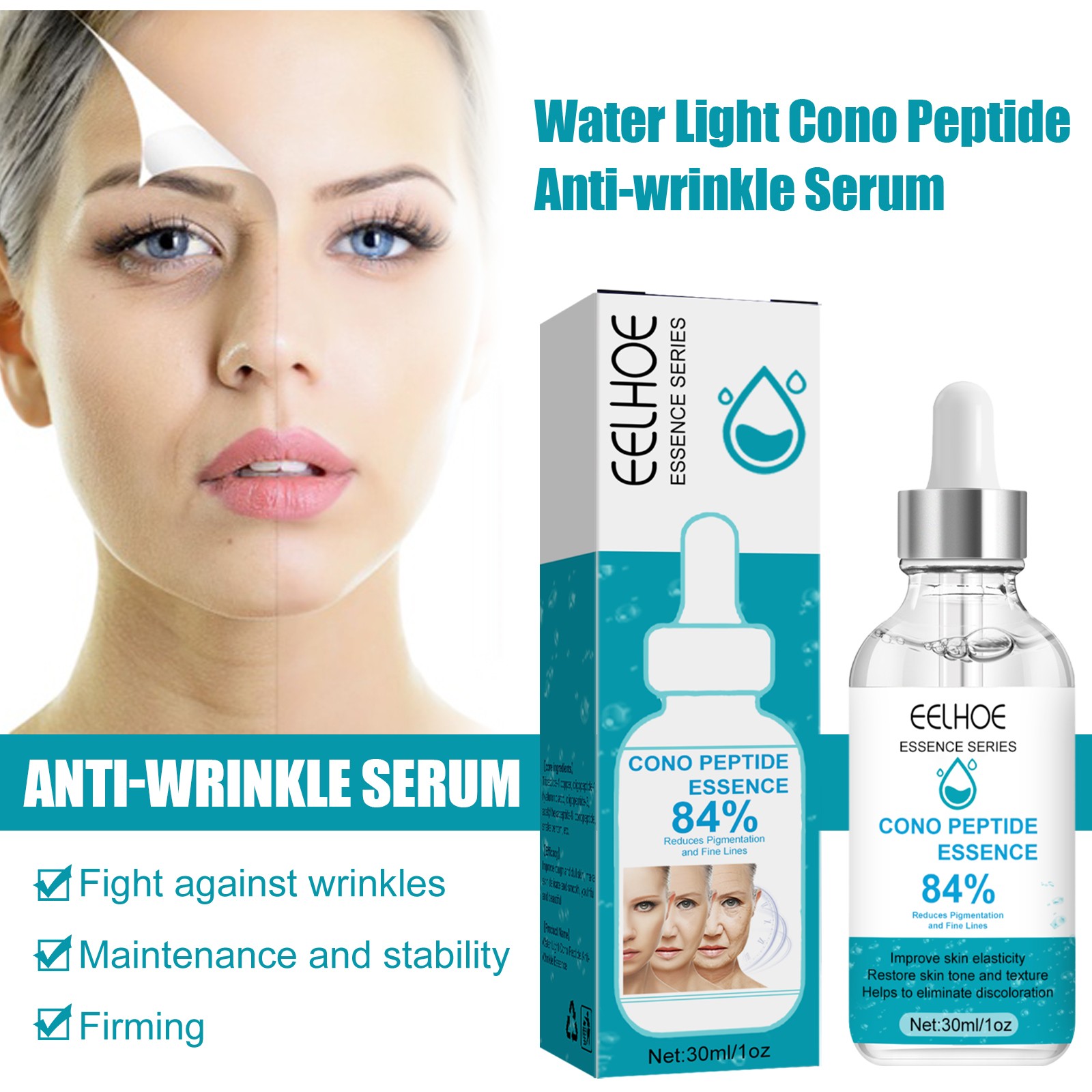 Cono Peptide Anti-Wrinkle Serum  Advanced Skin Renewal and Firming Essence