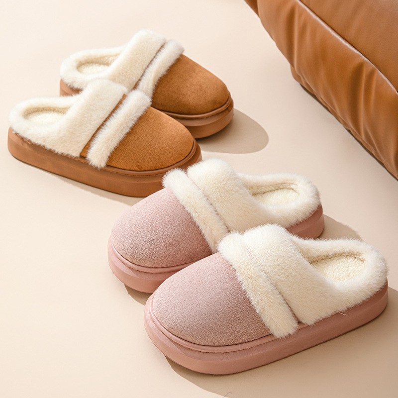 Plush Winter Slippers for Women