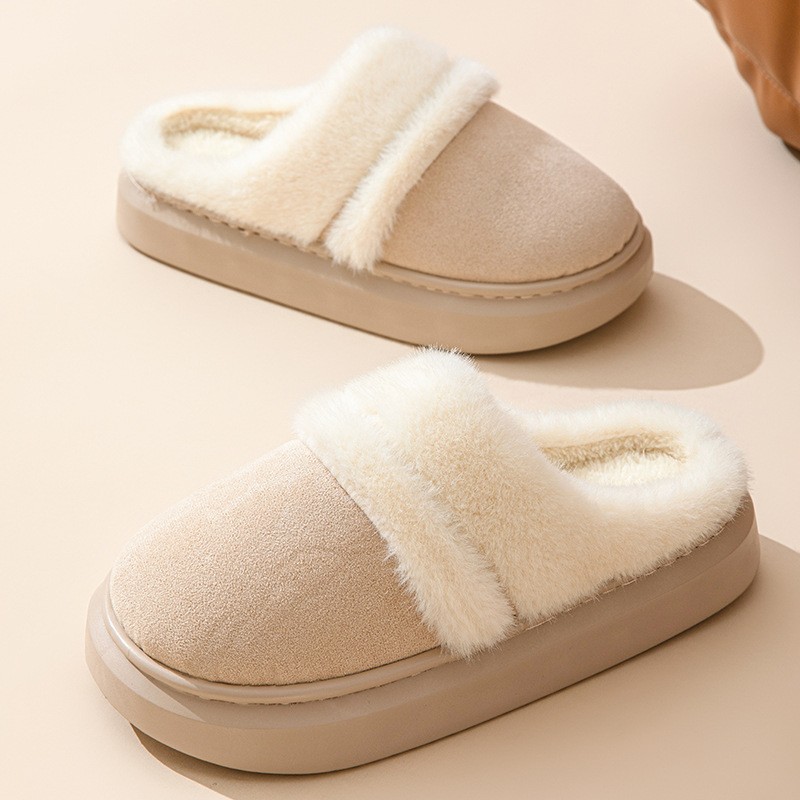 Plush Winter Slippers for Women