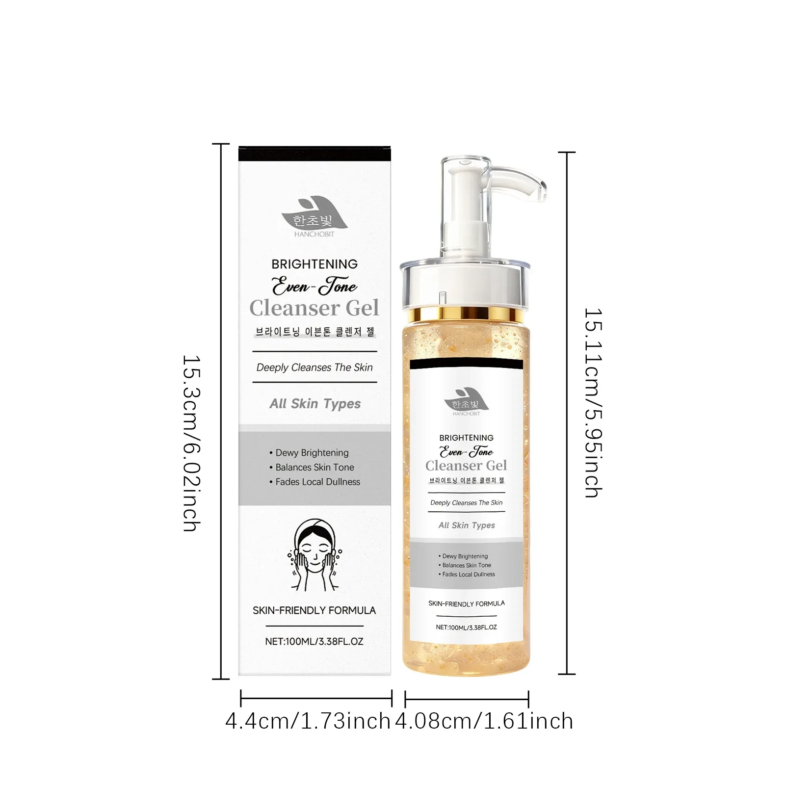 HanchoBit Brightening Even-Tone Cleanser Gel