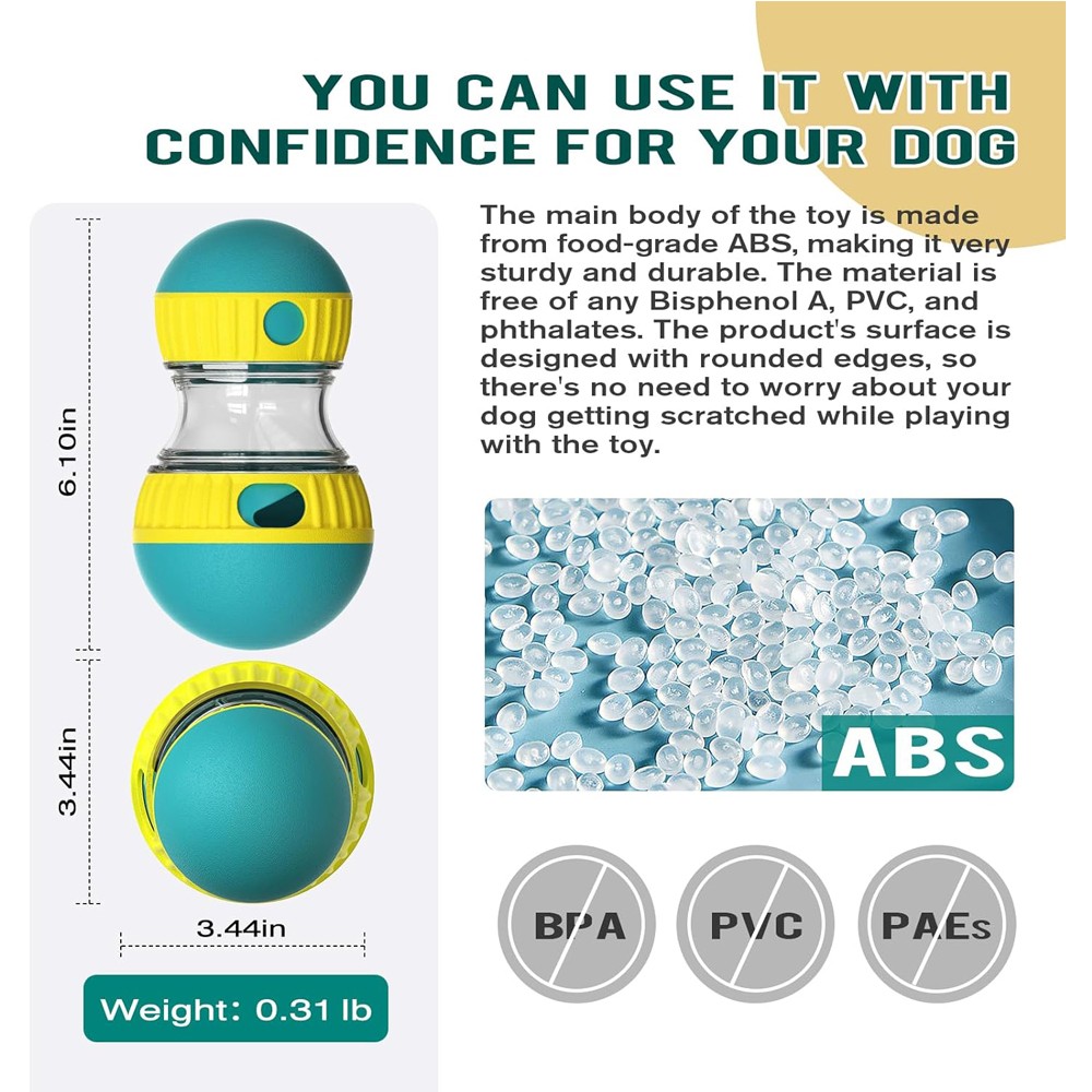 Healthy Slow Eating Dog Food Dispenser Toy