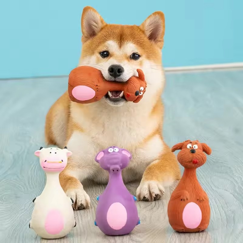 Animal Character Dog Chew Toy  Fun, Durable, and Safe for Your Dog