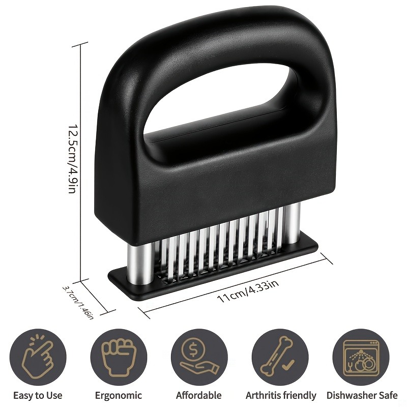 KITEOAGE Household Multifunctional Stainless Steel Meat Tenderizer
