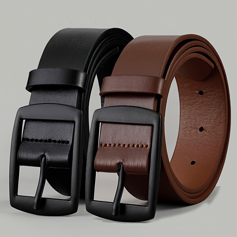 LJSQ Men's Stylish PU Leather Belt