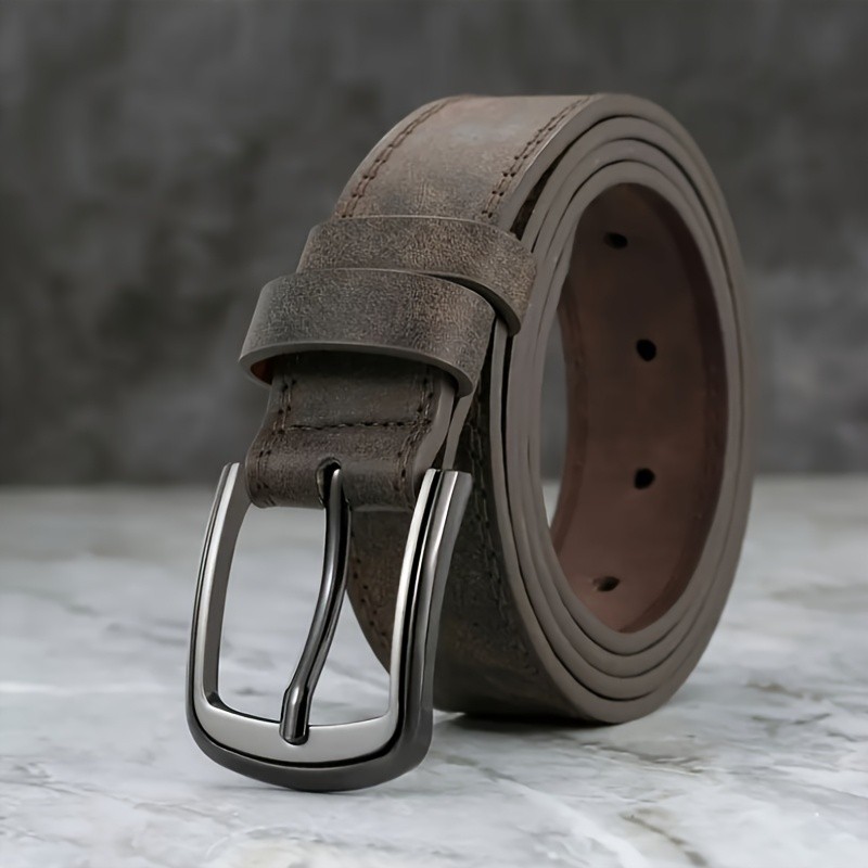 LJSQ Retro Embossed Belt for Men and Women