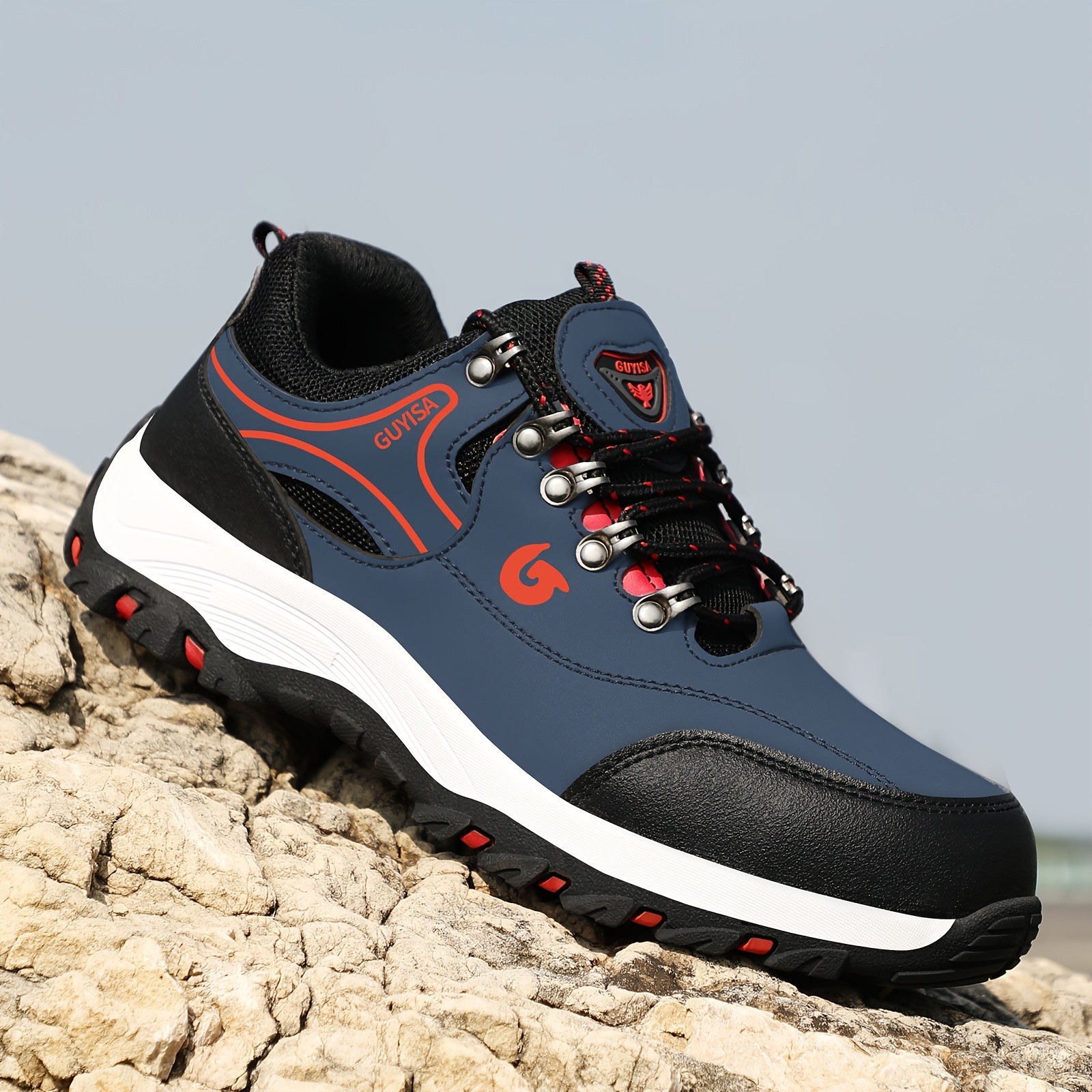 GUYISA Men's Protective Shoes with Steel Toes